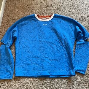 Blue Long Sleeve Sweatshirt